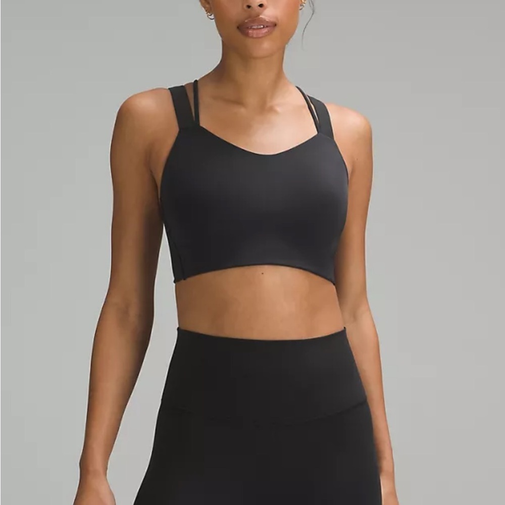 Lululemon Black Like a Cloud Longline Sports bra